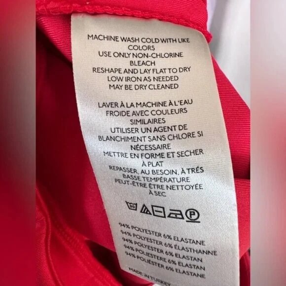 Maeve by Anthropologie Pleated Pull-On Scuba Mini Skirt – Cherry Red M - Picture 4 of 5